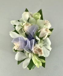 Orchids and Rose Corsage - Standard Davenport Florist - Same Day Flower Delivery - Flower Power 